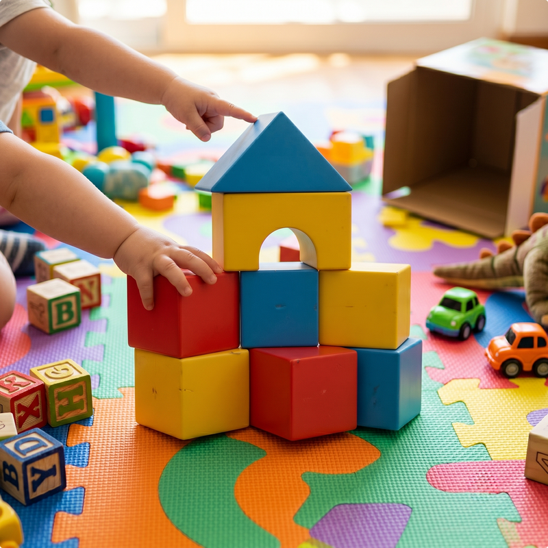 Colorful Soft Building Blocks Set