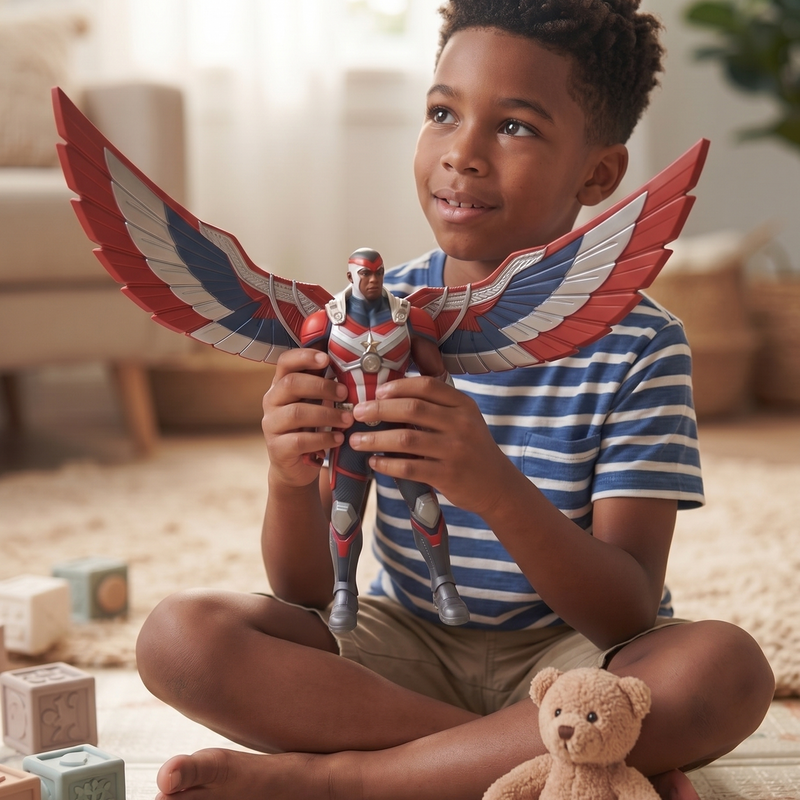 Falcon Wing Superhero Action Figure