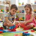 Stunt Ramp Racing Track with Toy Car
