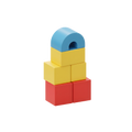 Colorful Soft Building Blocks Set