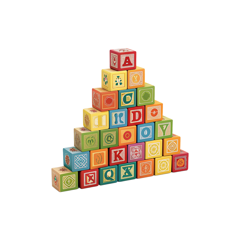 Alphabet Learning Blocks Set