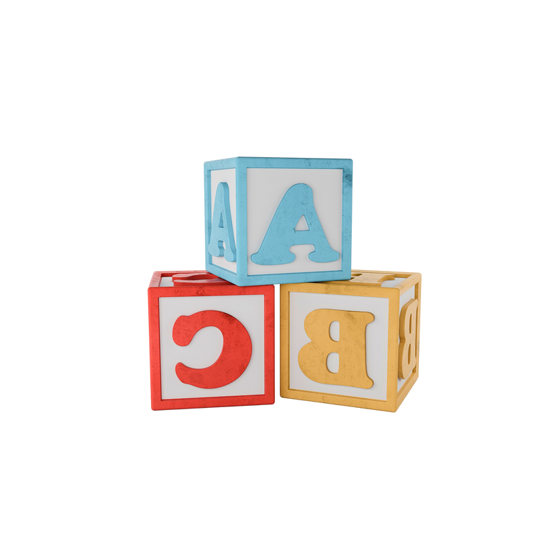 Alphabet Learning Blocks Set
