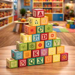 Alphabet Learning Blocks Set