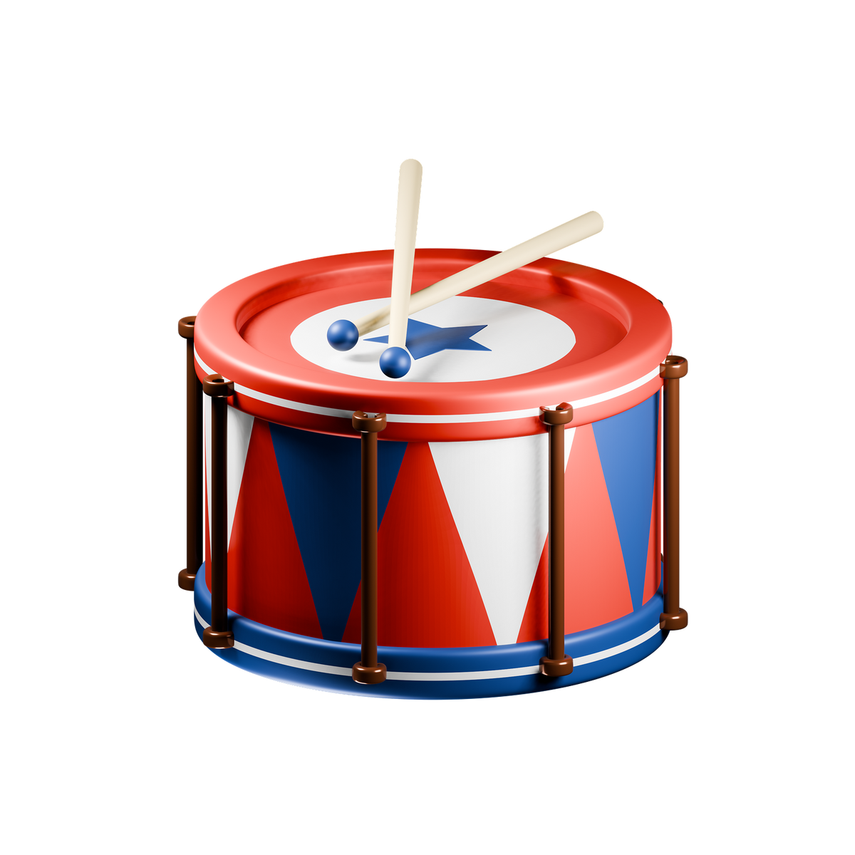 Kids Toy Drum Set with Drumsticks
