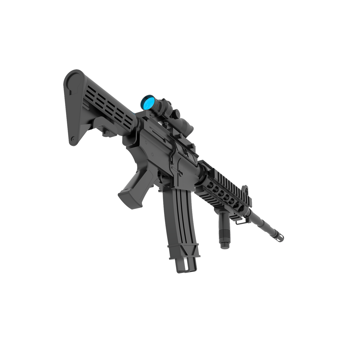 Kids play gun