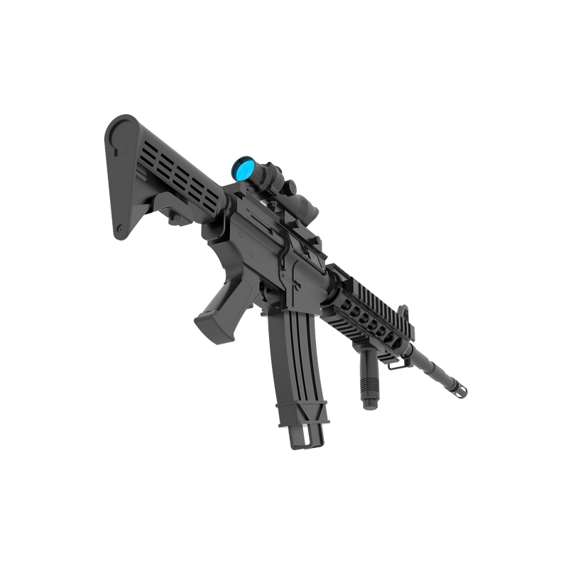 Kids play gun
