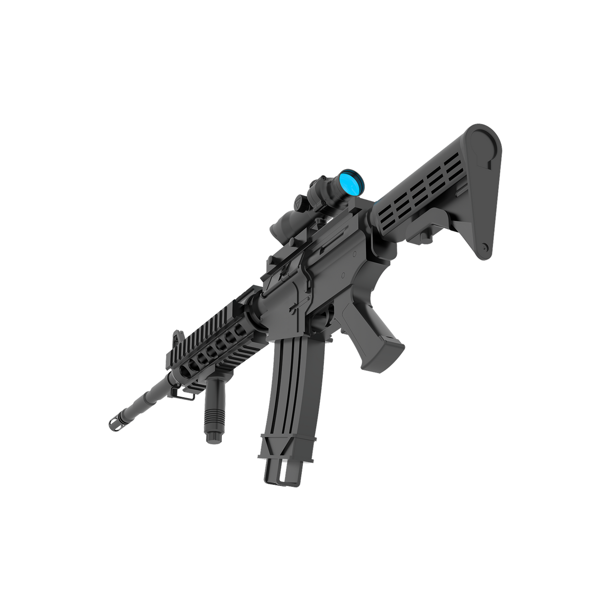 Kids play gun