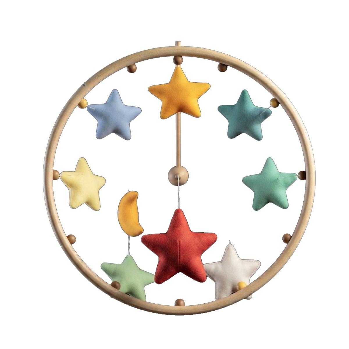 Rainbow Stars Baby Cot Mobile