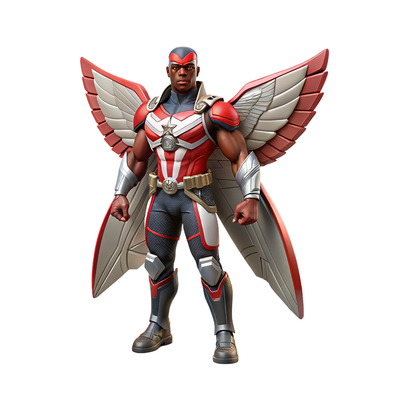 Falcon Wing Superhero Action Figure