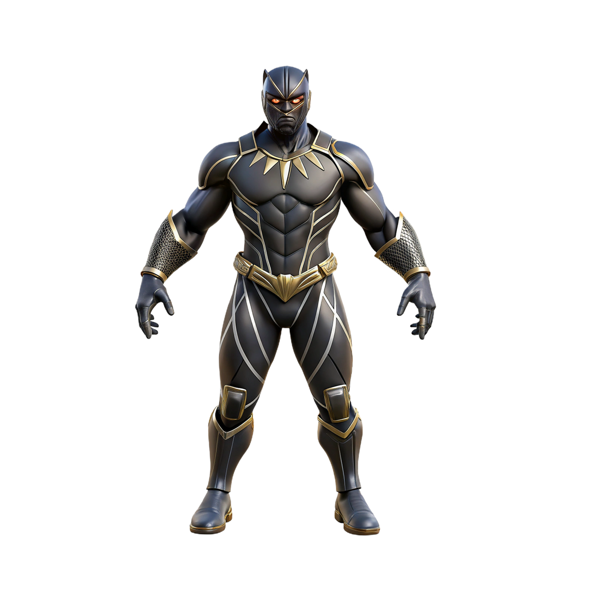 Black Panther Vibranium Armor Action Figure