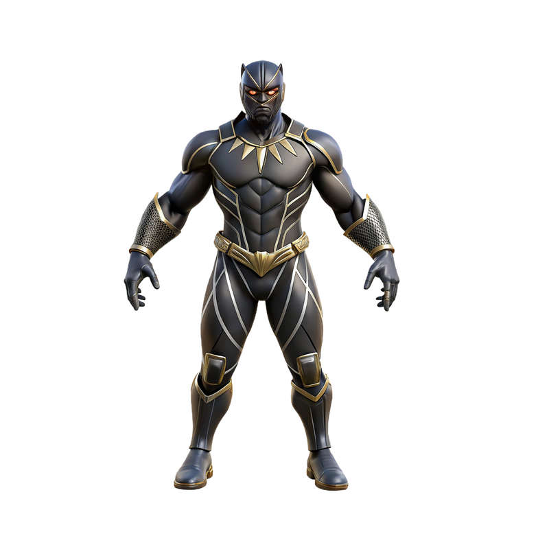 Black Panther Vibranium Armor Action Figure