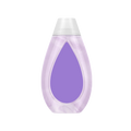 Baby lavender essentials wash and shampoo 250ml bottle in purple teardrop design