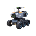 XKS Tactical RC Robot Rover with 6 all-terrain wheels and rotating turret