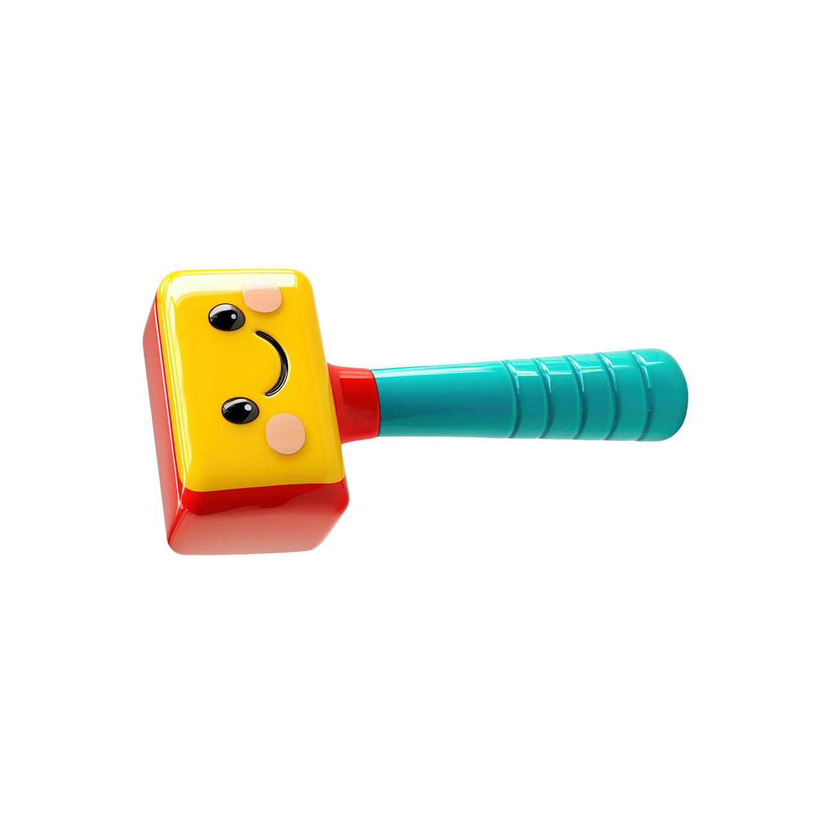 Colorful Smiley Face Mallet