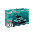 Segway Electric Go-Kart Transporter product packaging teal box showing Range 20KM Speed 15KMH Wheel Size 10 inch Personal Mobility Solutions Model Transporter specification