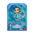 Aquamarina Adventures Mattel royal blue window box packaging ice crystal cave backdrop teal crystal cluster silver starfish accessories crystal tiara display stand Crystalline Wonders branding
