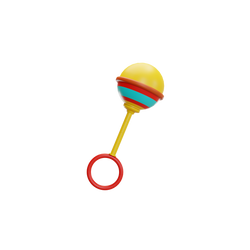 Colorful Baby Rattle Toy